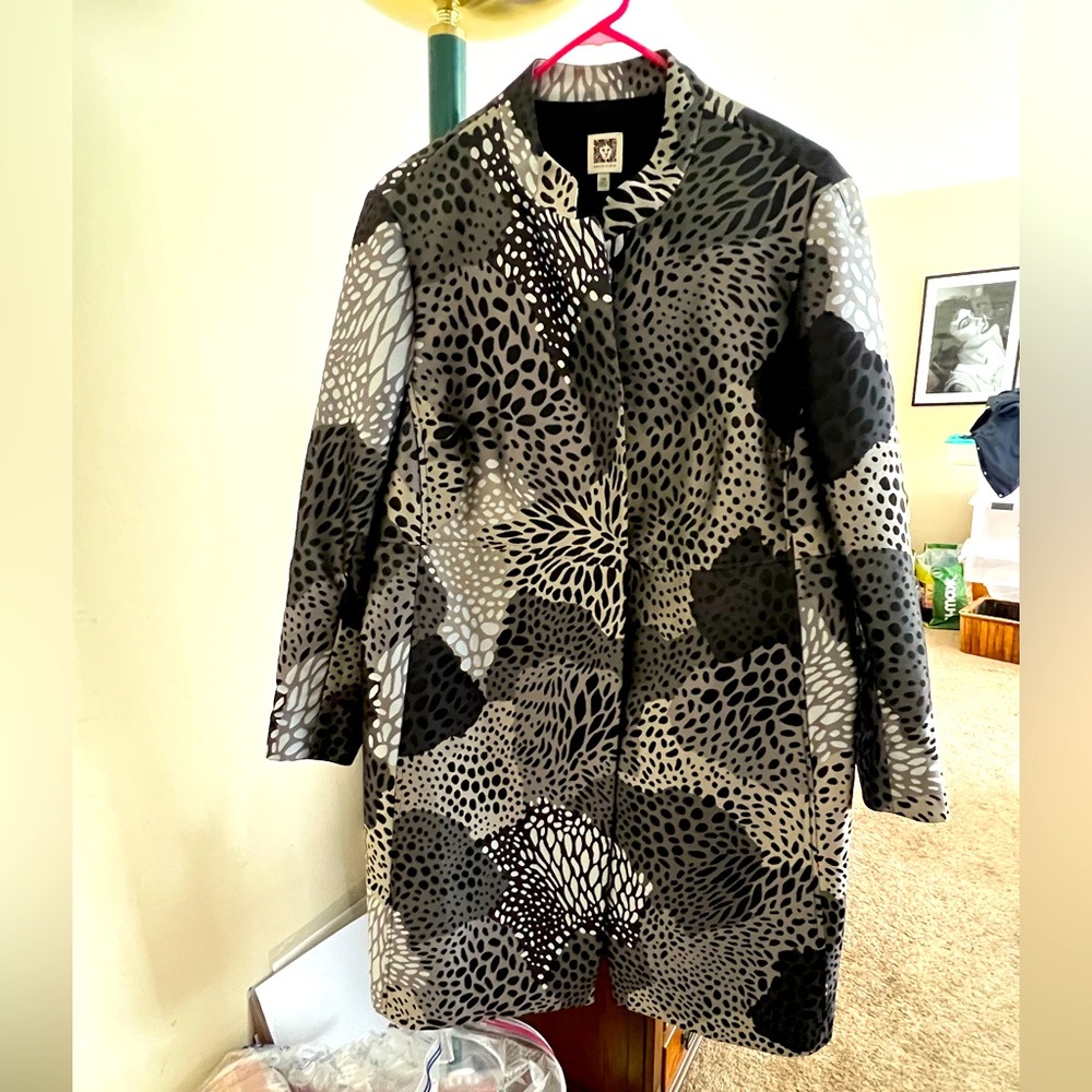 Stylish long Anne Klein jacket